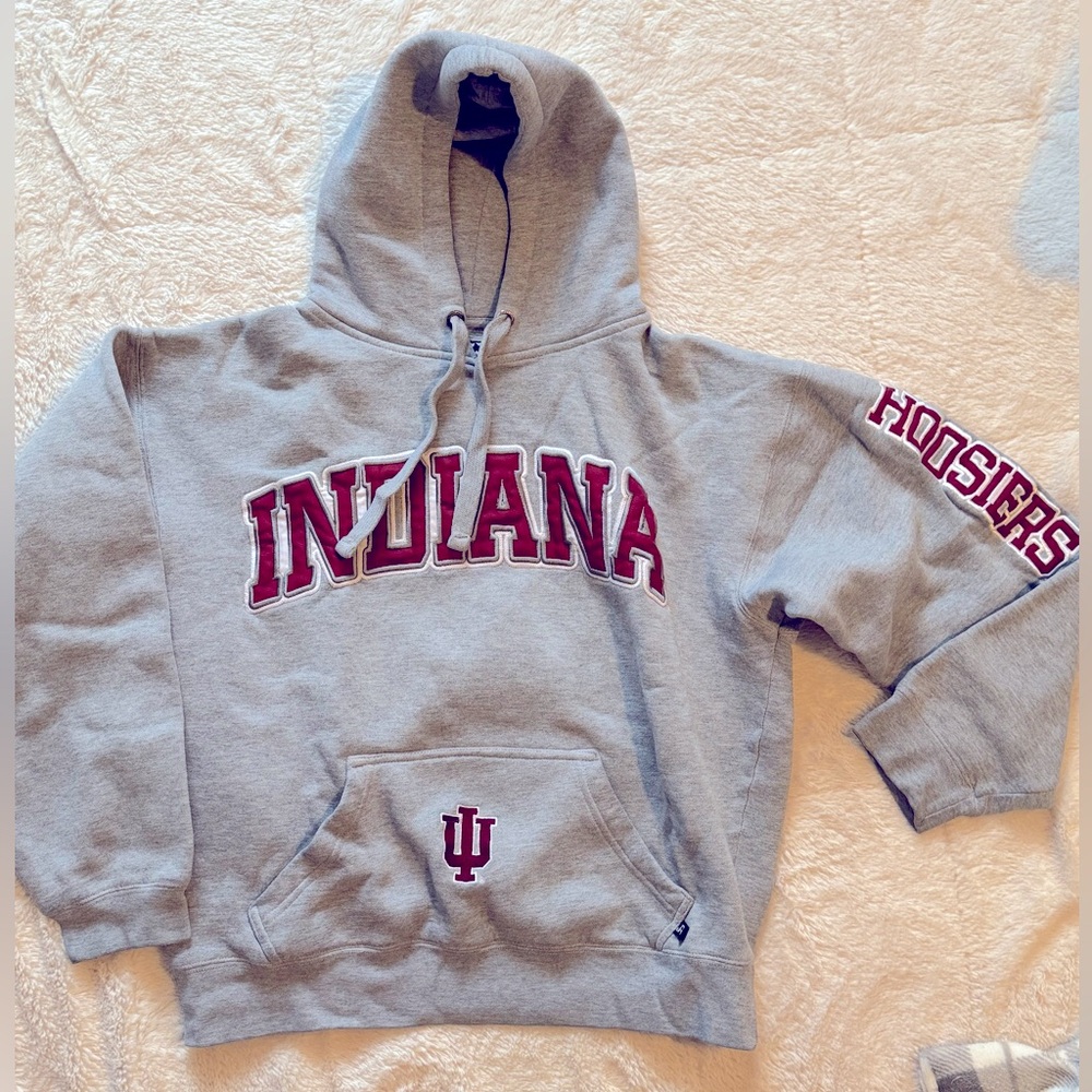 Indiana Hoosiers Gray Hoodie